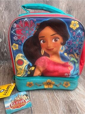 Disney Elena of Avalor Lunch Bag • Insulated • Reflective Safety Strips • NWT